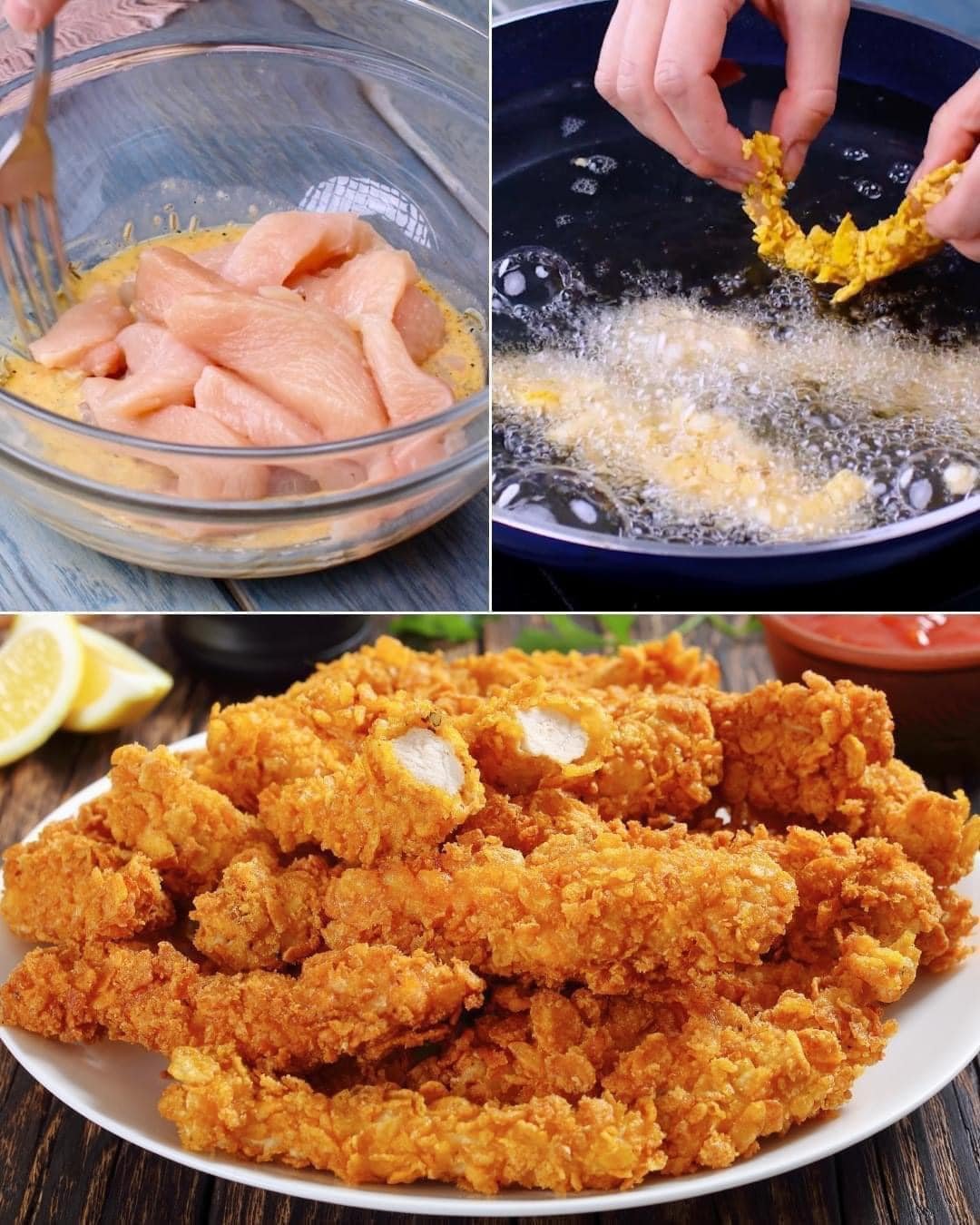 RECETA DE TIRAS DE POLLO CRUJIENTES #BestRemedyForHairLoss