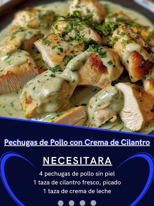 Pechugas de Pollo con Crema de Cilantro 447492045_122143963478230904_3868617782543875282_n