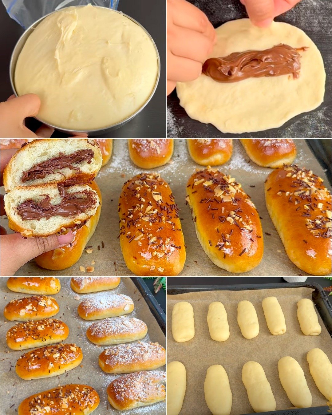 Pan Suave con Relleno de Chocolate: Una Delicia Irresistible 458205870_402067712914807_952710806460878546_n