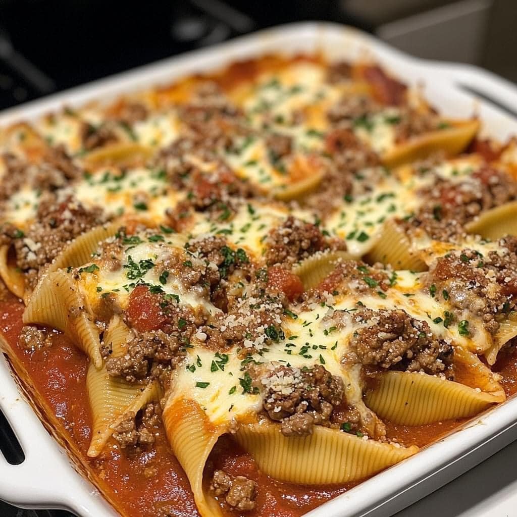 Creamy Ricotta Beef Stuffed Shells Pasta: A Deliciously Hearty Comfort Meal 🍲🧀 466011763_122147534894289517_5838158680663733799_n