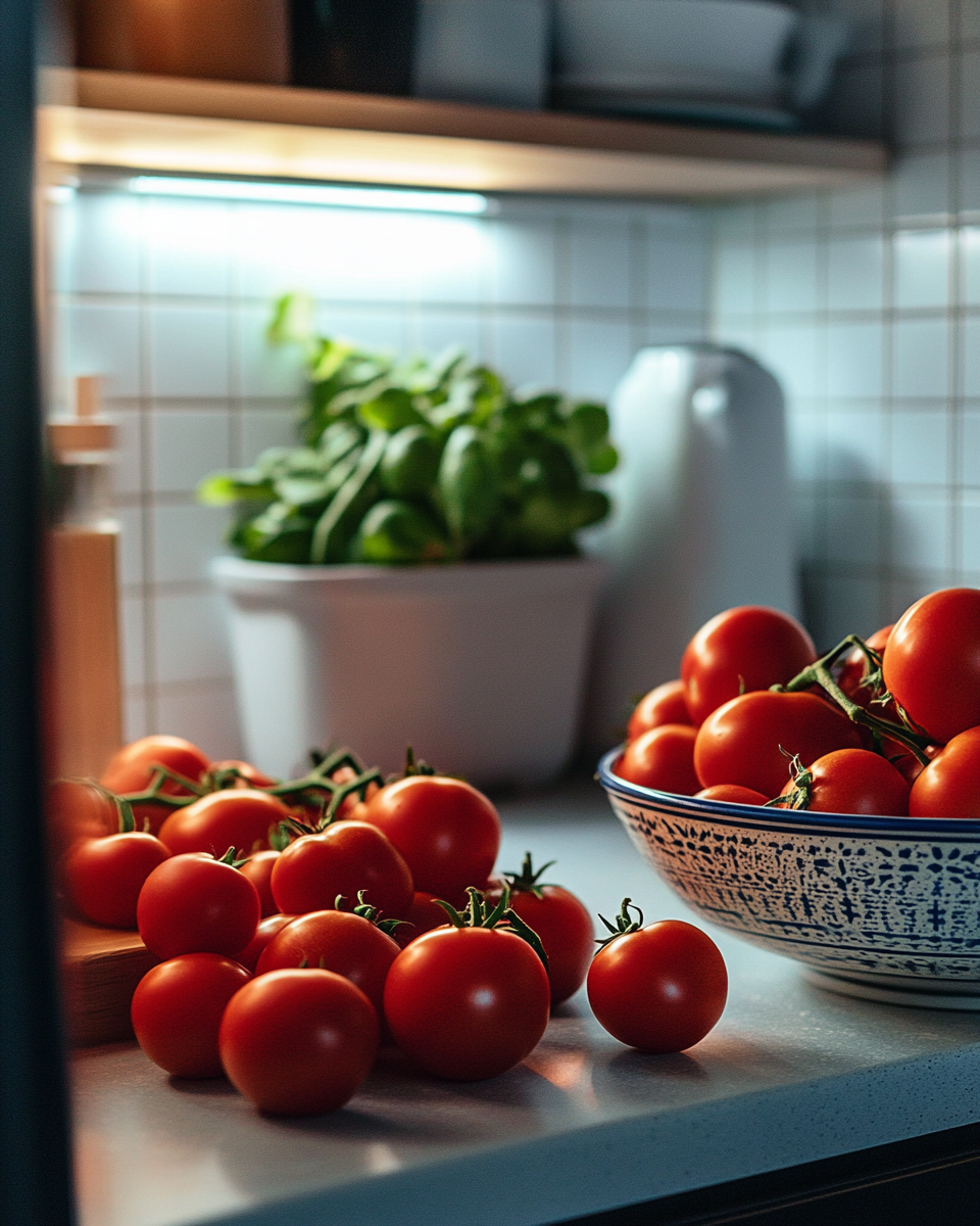 docskantari_A_simple_kitchen_counter_scene_with_fresh_tomatoe_0e753fcf-003f-4374-bdfc-038a9595402d_2
