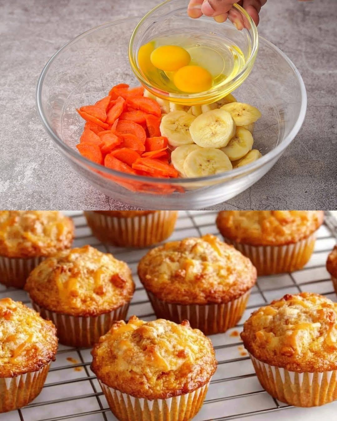 The ULTIMATE Banana Carrot Muffins (Healthy & Delicious! 481058133_1214624194002631_6190970052824521664_n