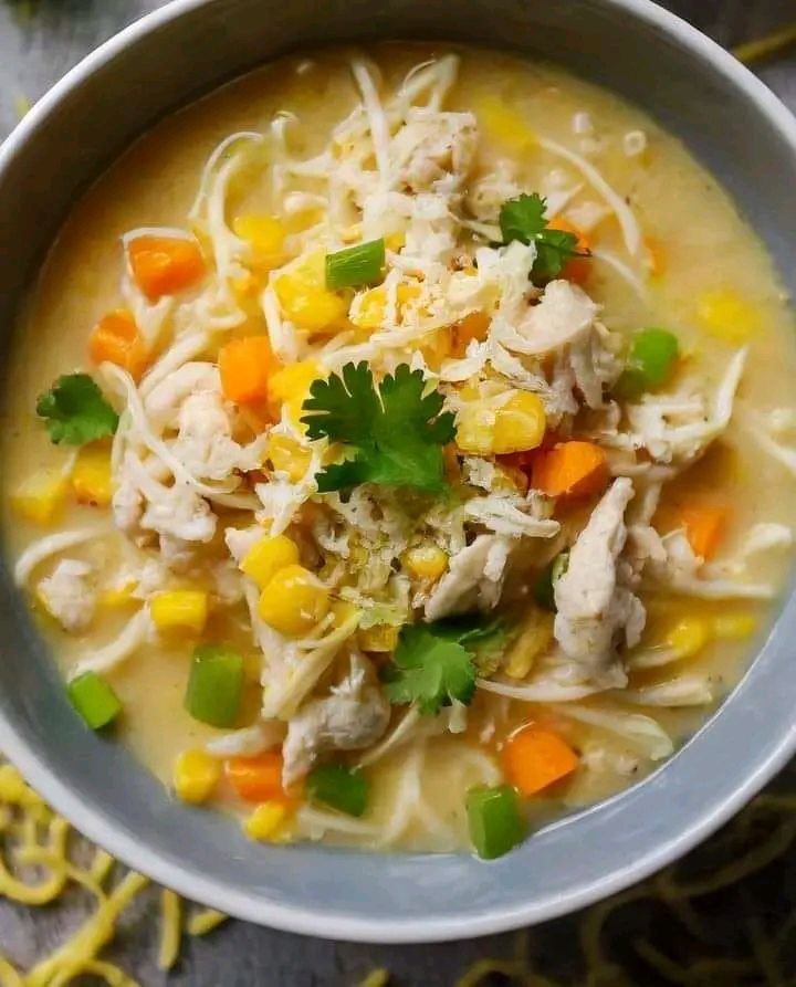 Simple and Soul-Warming Slow Cooker Chicken Sweet Corn Soup 🍲💛 481215888_122140628006569413_4758148652025052168_n
