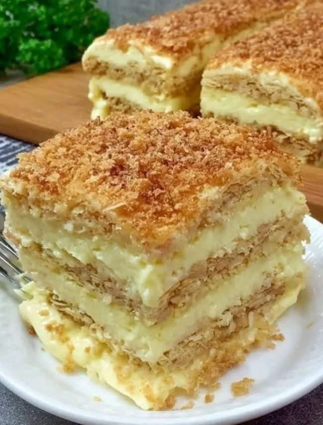 Crispy Custard Layered Pastry 310BC6D7-7190-49BB-A0FB-C39C1CC79FD6