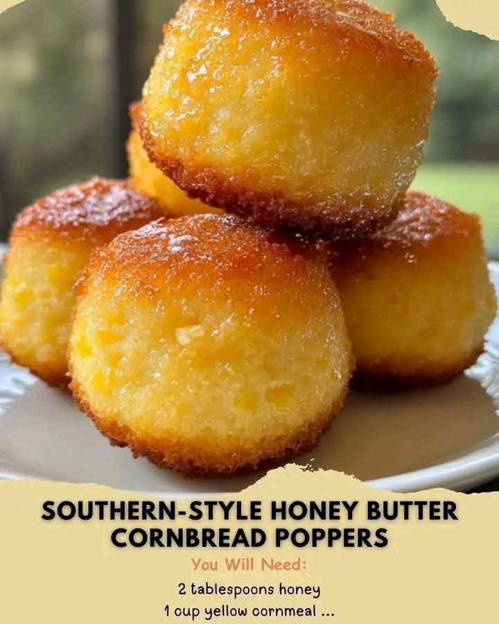 🌽🍯🧈 Southern-Style Honey Butter Cornbread Poppers IMG_3345