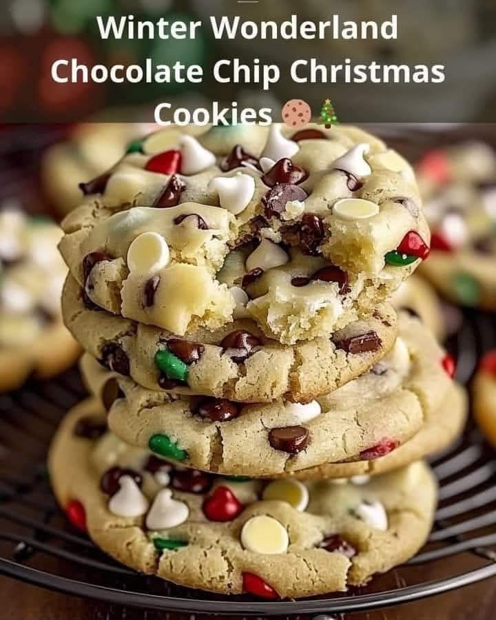 ❄️🍪🎄 Winter Wonderland Chocolate Chip Christmas Cookies IMG_3348